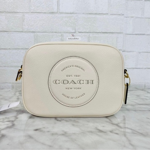 Coach Dempsey Camera Bag Crossbody In Chalk White - Picture 2 of 10